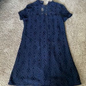 Navy blue dress